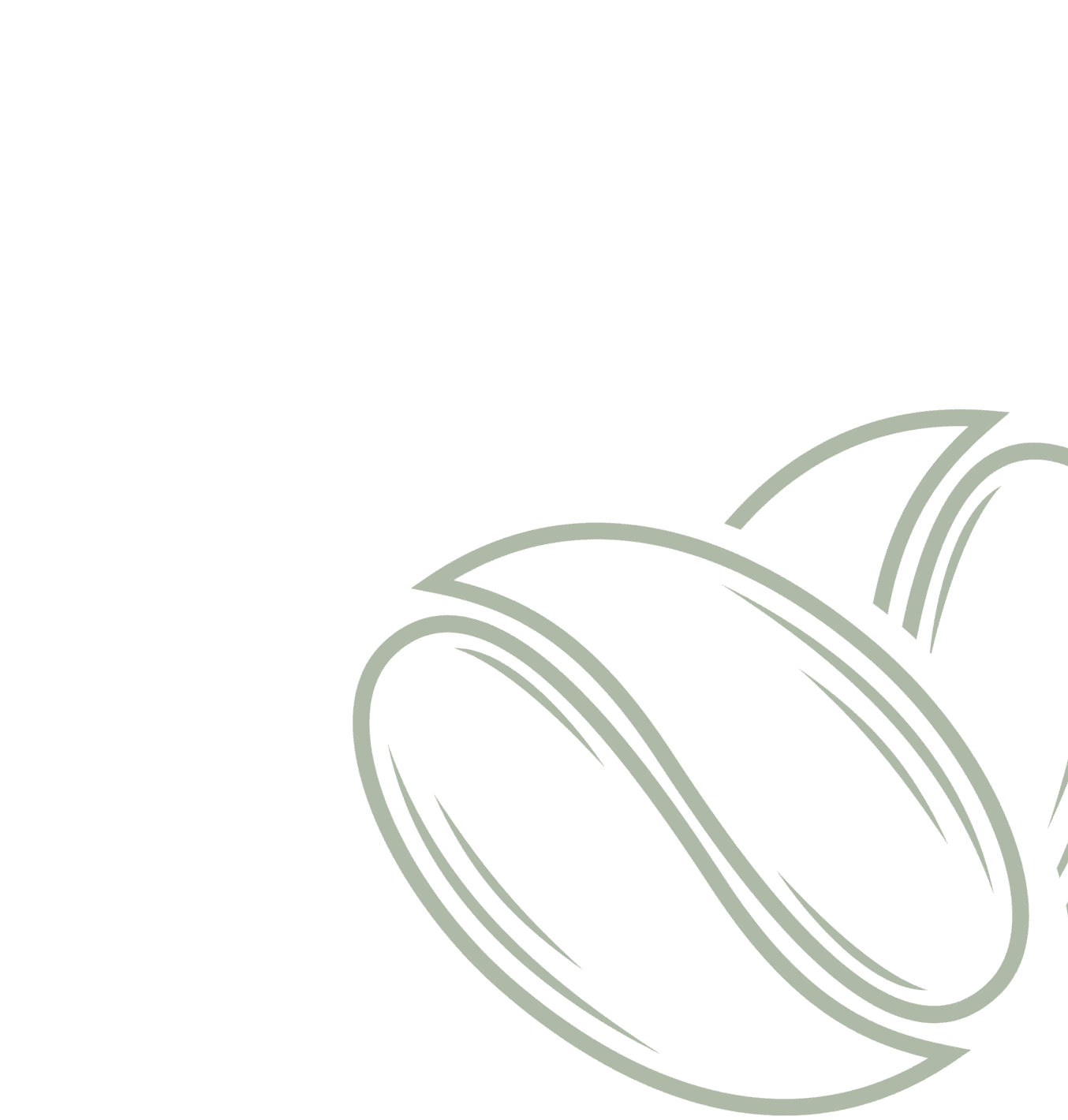 Footer decorative coffee bean